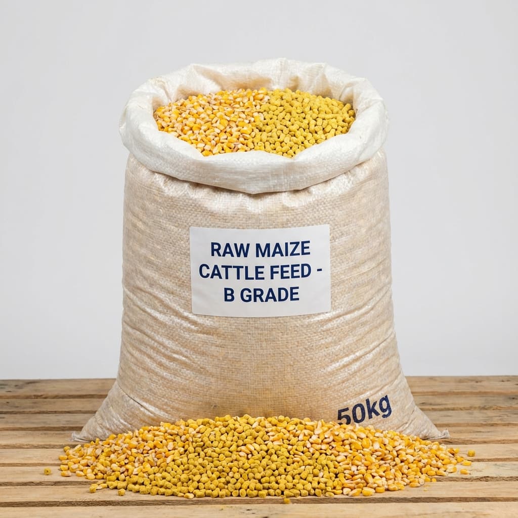 Raw Maize Cattle Feed B grade