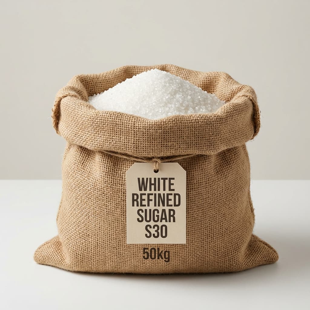 White Refined Sugar